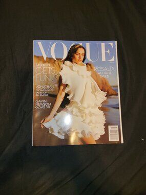 ROSALIA - Vogue Magazine March 2026 Gavin Newsom & Fashion Gets Fun Light Speed